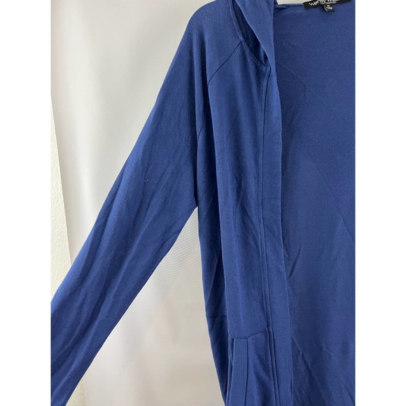 The Wendy Williams Collection XS Blue Sweater Cardigan Long Sleeve Pockets - Picture 3 of 5
